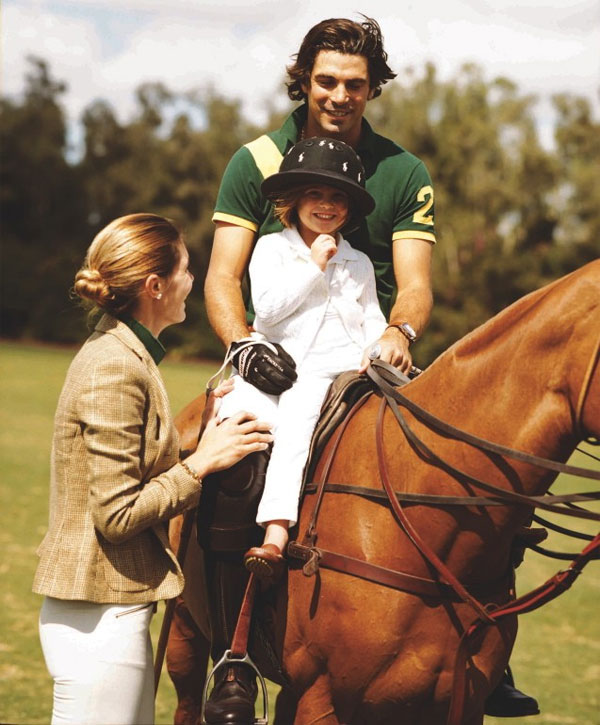 Nacho Figueras Polo Star and Ralph Lauren Model Ocean Blue WORLD